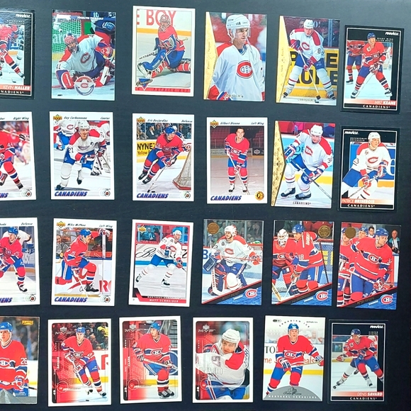 30+ Montréal Canadiens Hockey Cards from the 90's From Various Sets! - Picture 2 of 3